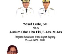 Ucapan Profisiat Pelantikan Bupati dan Wakil Bupati Kupang Periode 2025-2030