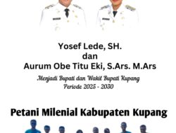 Ucapan Profisiat Pelantikan Bupati dan Wakil Bupati Kupang Periode 2025-2030