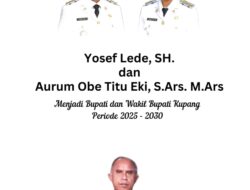 Ucapan Profisiat Pelantikan Bupati dan Wakil Bupati Kupang Periode 2025-2030