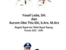 Ucapan profisiat pelantikan Bupati dan Wakil Bupati Kupang periode 2025-2030